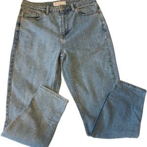 Topshop Premium Mom Straight Leg Blue Jeans Size 30x30